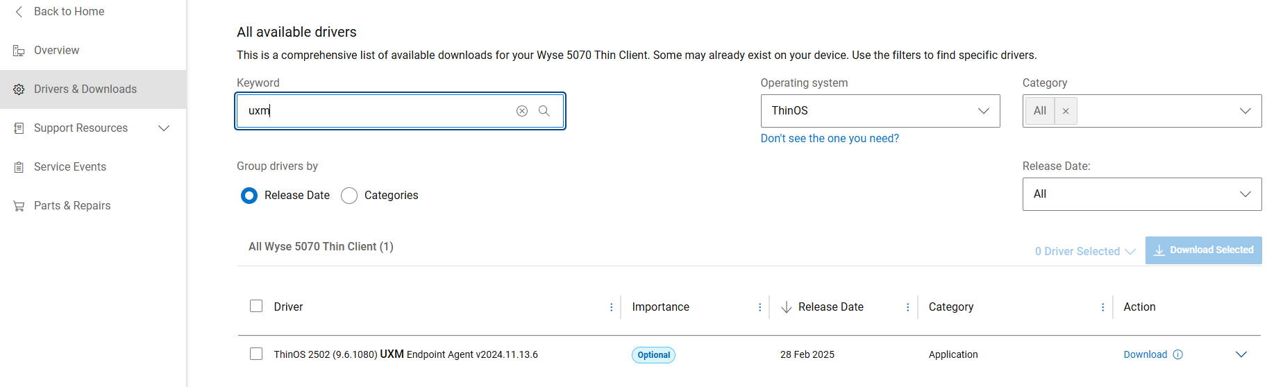 DELL Support Drivers